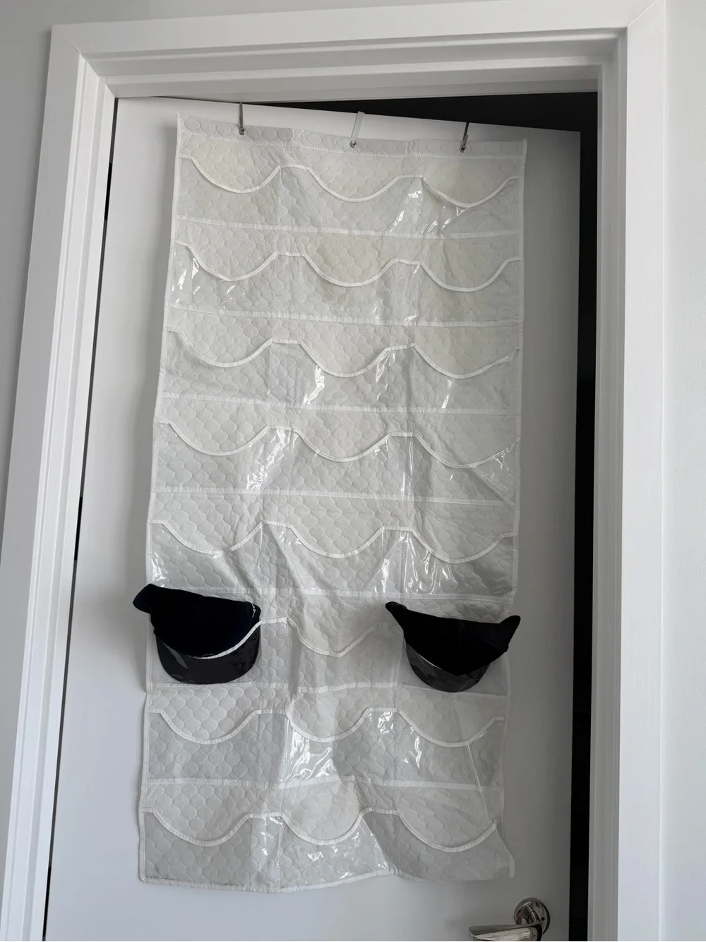 Hat Organizer Over-The-Door Hanging Baseball Caps 24 Pockets PRICED TO SELL